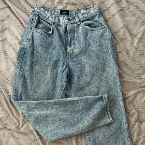 Vintage 80s/90s USA made High Waisted Chic brand Acid Wash Denim Jeans